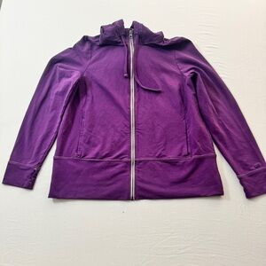 Pact Purple Organic Cotton Blend Hoodie